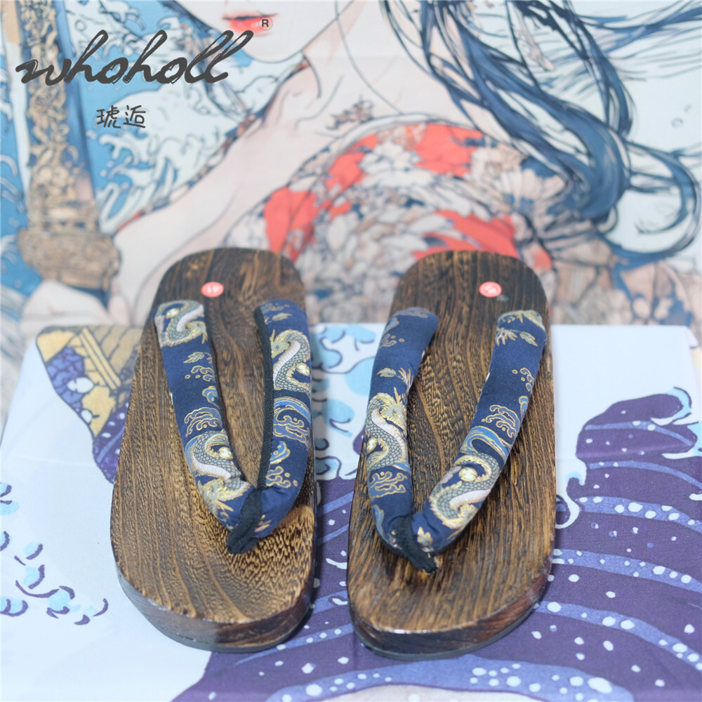 Sandal Bakiak Kayu Pria Sandal - Anime Cosplay Thick ulasan dan harga