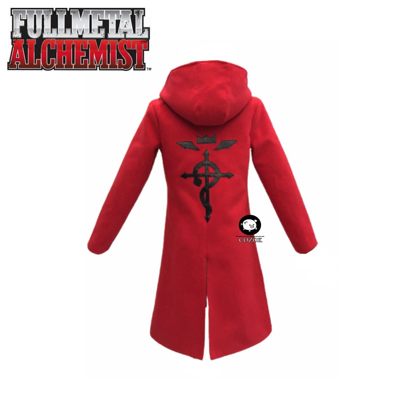 Kostum Cosplay Anime Full Meta - Fullmetal Alchemist Coat ulasan dan harga