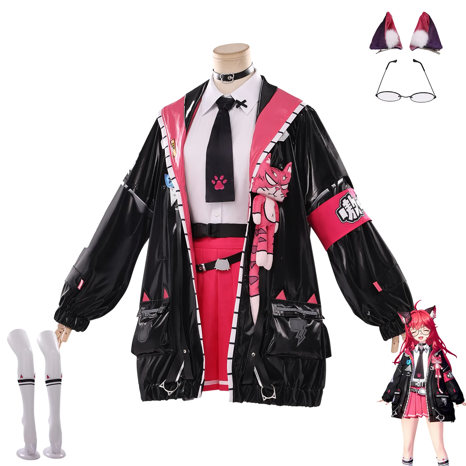 Neverness to Everness Nanally  - Anime Cosplay Wig ulasan dan harga