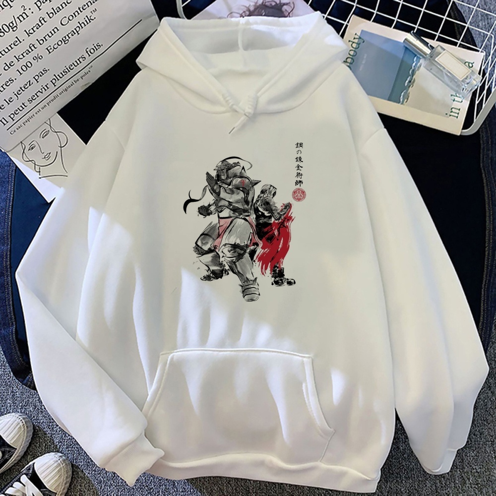 Hoodie sweatshirt Fullmetal Al - Fullmetal Alchemist Coat ulasan dan harga