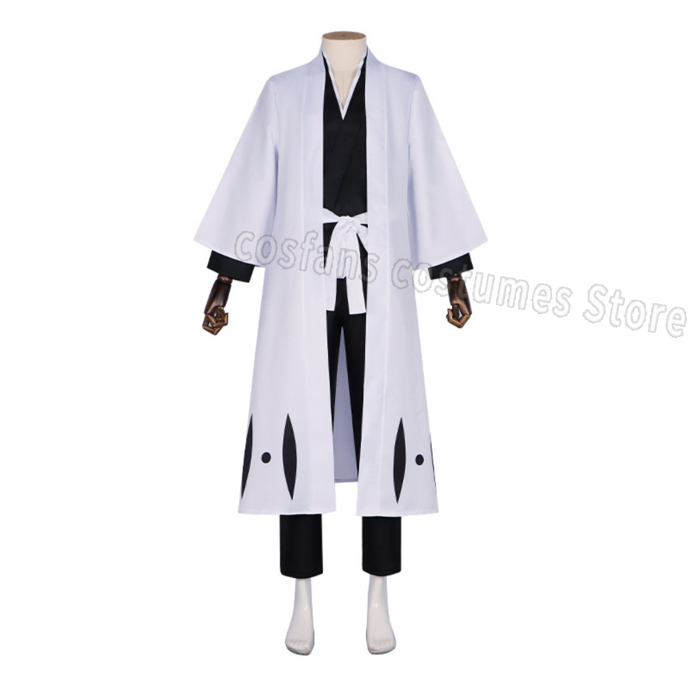 Aizen Sousuke Kostum Cosplay W - Bleach Captain Coat ulasan dan harga