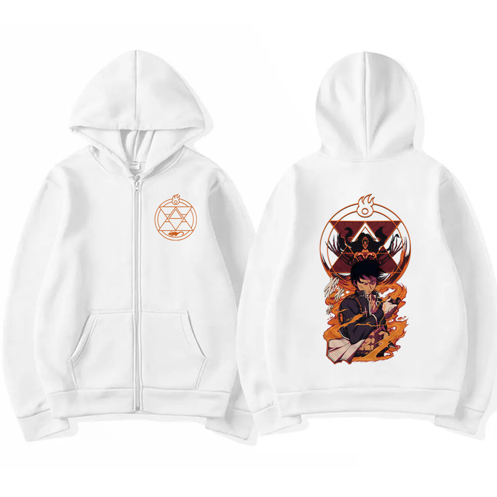 Hoodie Ritsleting Grafis Anime - Fullmetal Alchemist Coat ulasan dan harga
