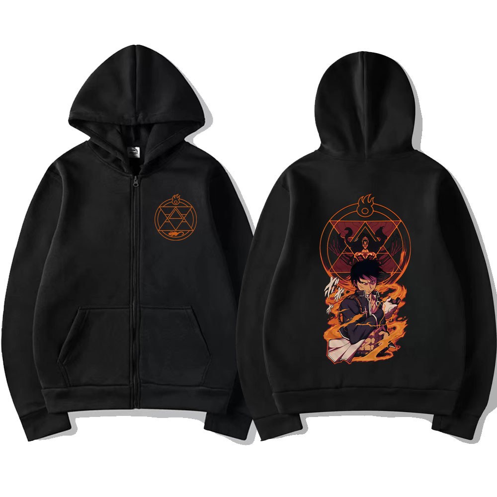 Hoodie Ritsleting Grafis Anime - Fullmetal Alchemist Coat ulasan dan harga