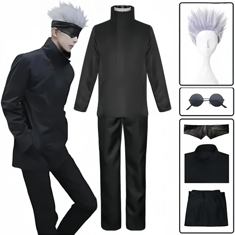 Kostum Cosplay Anime Jujitsu S - Anime Cosplay Gojo ulasan dan harga
