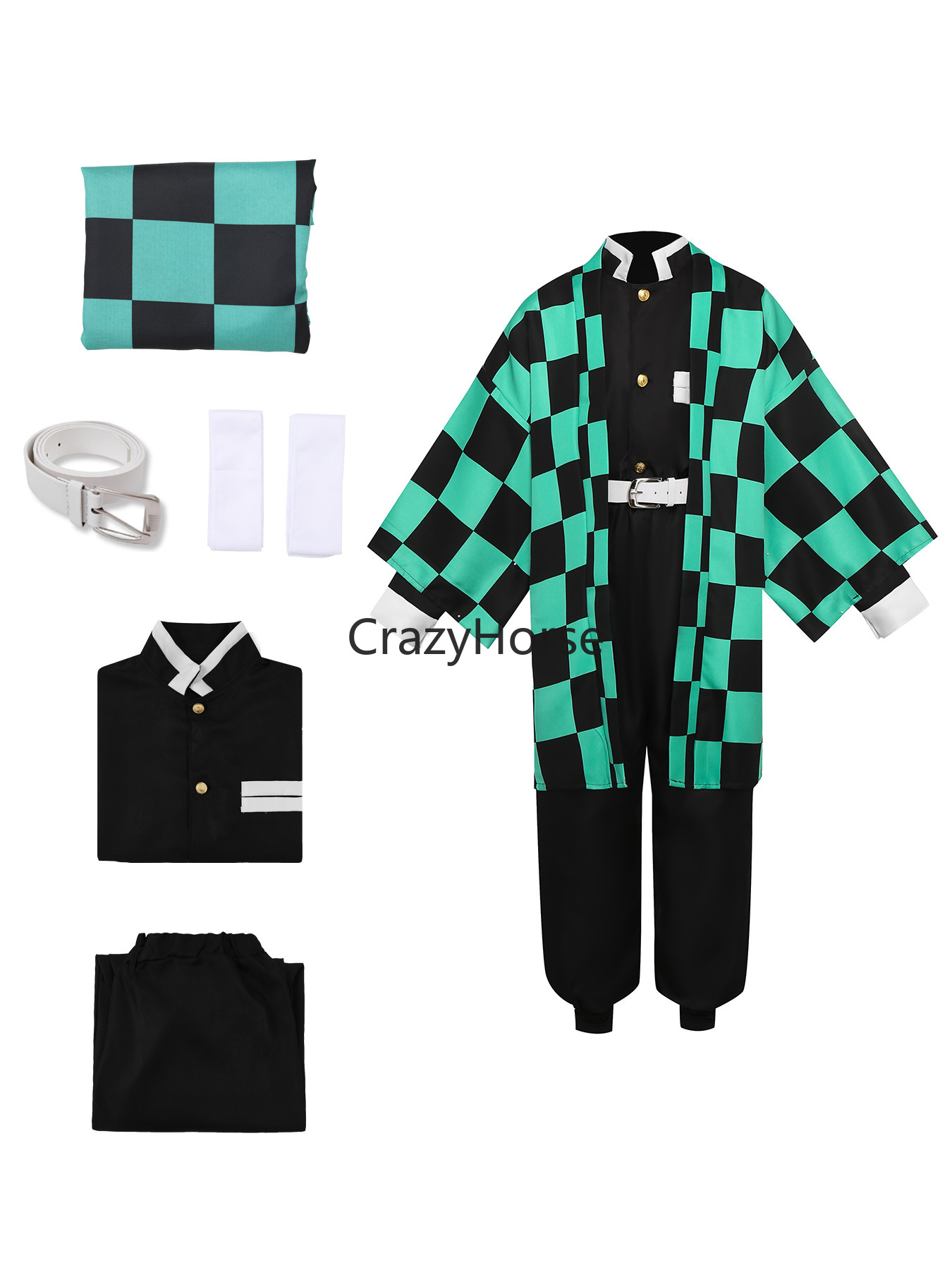 Kostum Cosplay Dewasa Tanjiro  - Cosplay Anime Zenitsu ulasan dan harga