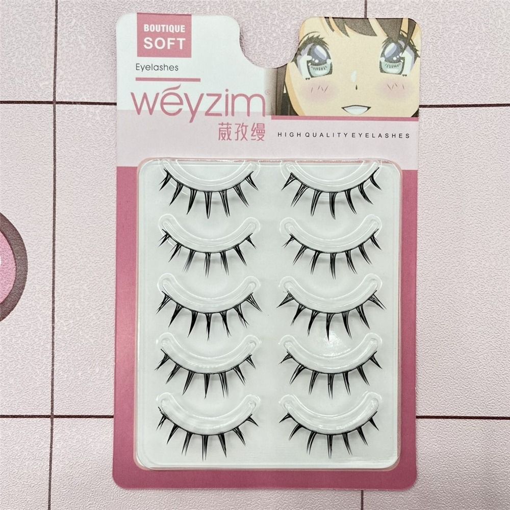 5 Pasang Bulu Mata Palsu Cospl - Anime Cosplay Thick ulasan dan harga