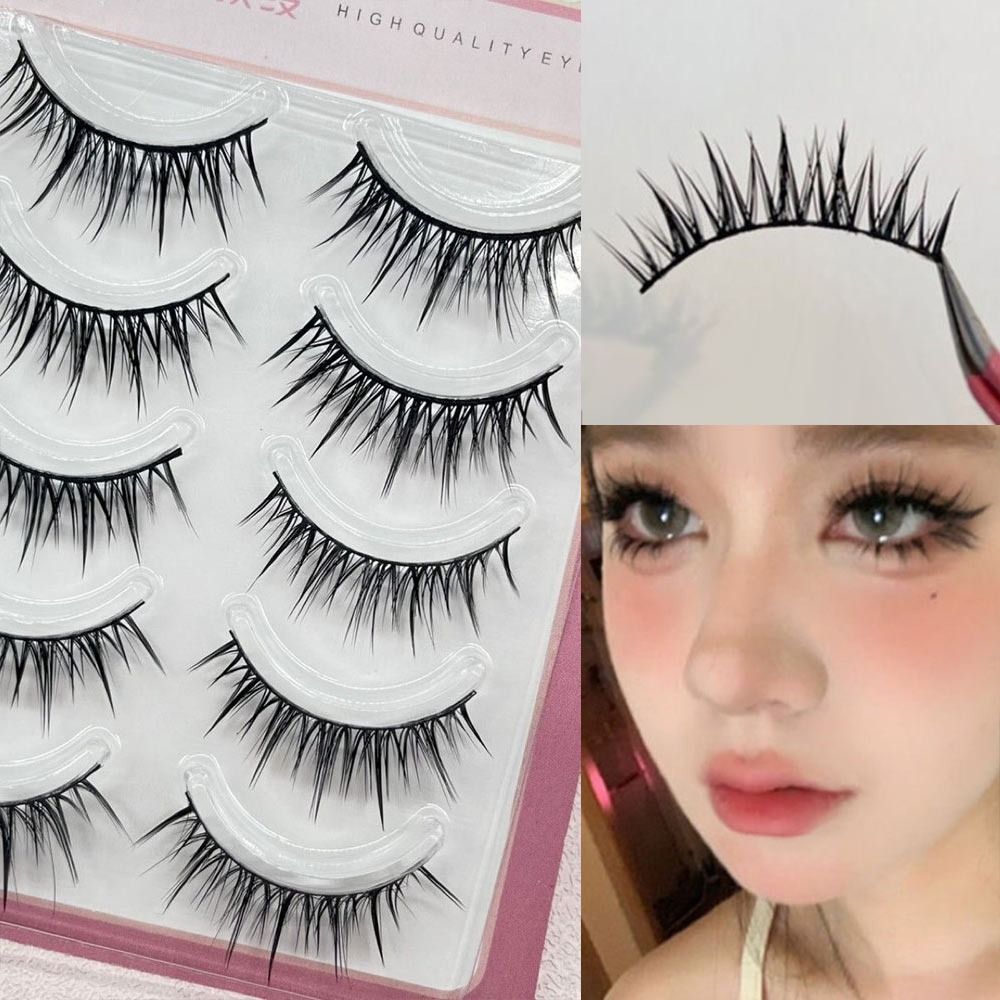 5 Pasang Bulu Mata Palsu Cospl - Anime Cosplay Thick ulasan dan harga